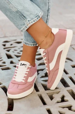 Outlet Lee Sneakersy Damskie LIAN WOMEN LOW 50251005.72G Fioletowe Fioletowy