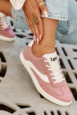 Outlet Lee Sneakersy Damskie LIAN WOMEN LOW 50251005.72G Fioletowe Fioletowy