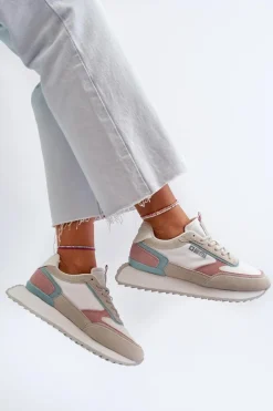 Online Sneakersy Damskie Memory Foam System Big Star NN274690 Białe Damskie Buty Sportowe Na Platformie|Buty Sportowe Big Star