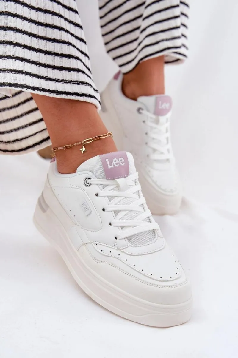 Best Sneakersy Damskie Na Platformie EMMA WOMEN LOW 50251014.00L Białe Damskie Sneakersy Damskie