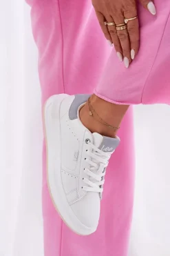 Clearance Lee Sneakersy Damskie Na Platformie NAOMI WOMEN LOW 50251012.06K Białe