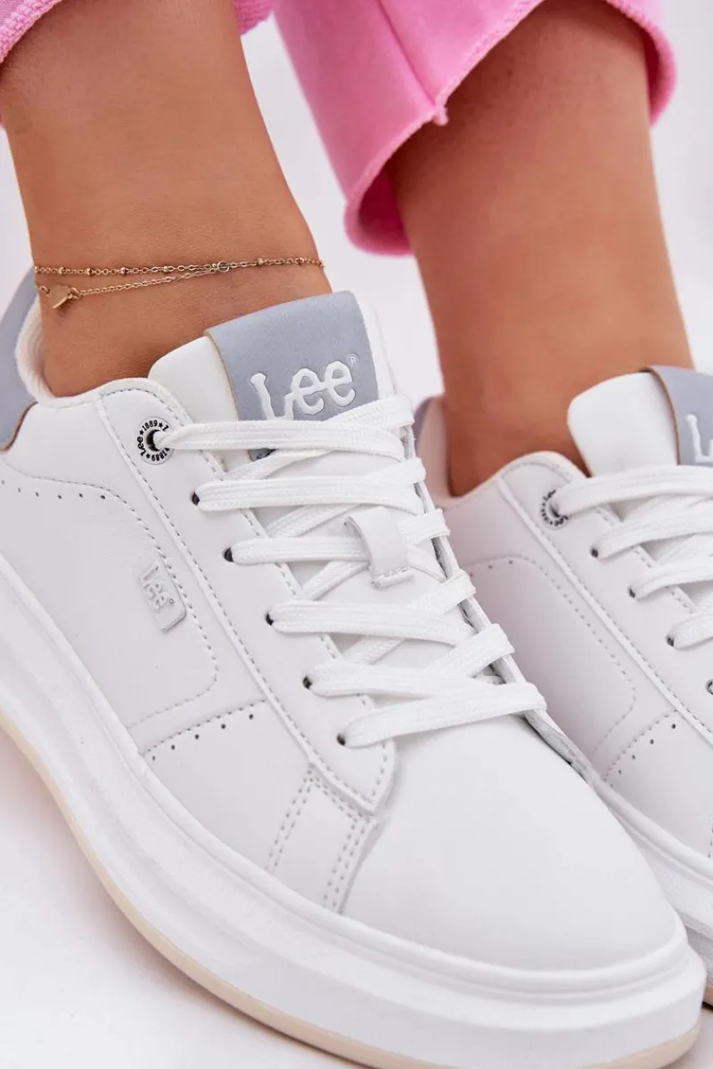 Clearance Lee Sneakersy Damskie Na Platformie NAOMI WOMEN LOW 50251012.06K Białe