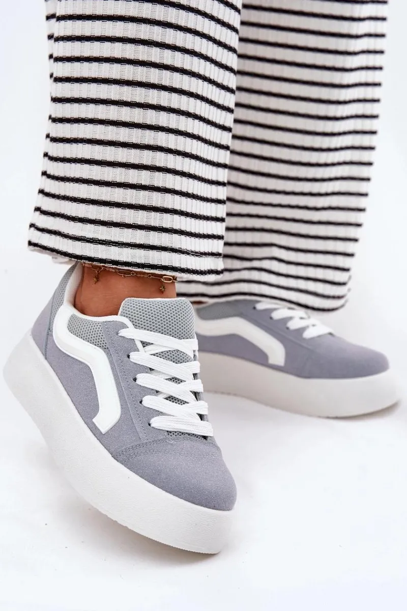 Sale Sneakersy Damskie Na Platformie e Tellnira Damskie Buty Sportowe Na Platformie|Sneakersy Damskie