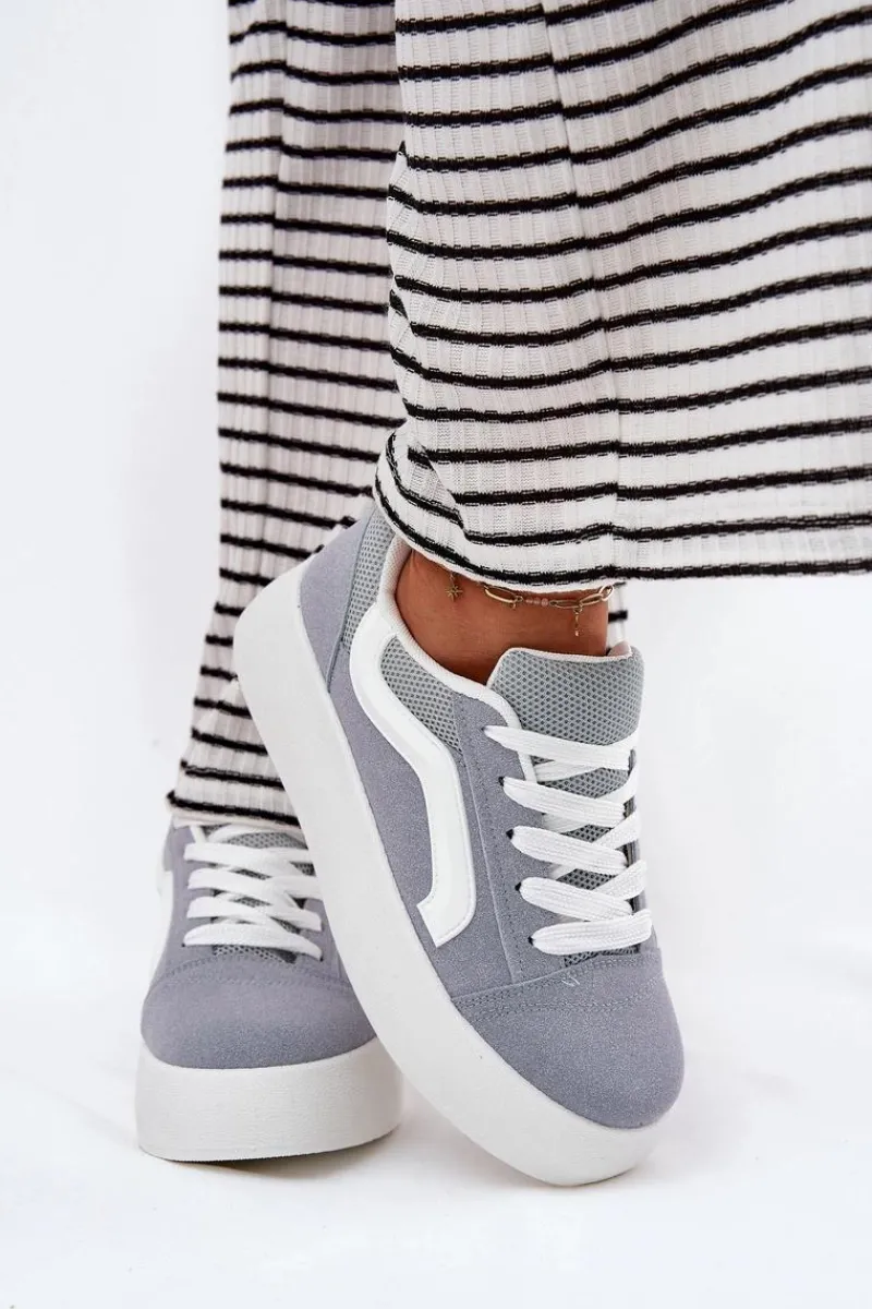 Sale Sneakersy Damskie Na Platformie e Tellnira Damskie Buty Sportowe Na Platformie|Sneakersy Damskie