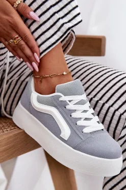 Sale Sneakersy Damskie Na Platformie e Tellnira Damskie Buty Sportowe Na Platformie|Sneakersy Damskie