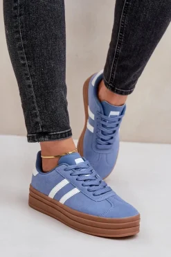 Sale Sneakersy Damskie Na Platformie e Egelia Damskie Buty Sportowe Na Platformie|Sneakersy Damskie