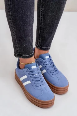 Sale Sneakersy Damskie Na Platformie e Egelia Damskie Buty Sportowe Na Platformie|Sneakersy Damskie