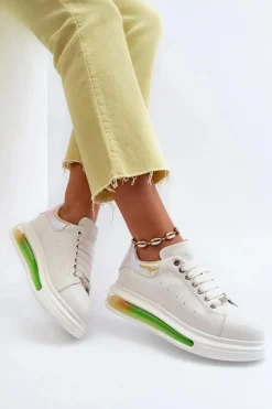 New Sneakersy Damskie Skórzane NN2N4029 Białe Damskie Sneakersy Damskie