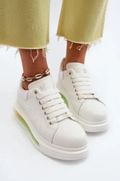 New Sneakersy Damskie Skórzane NN2N4029 Białe Damskie Sneakersy Damskie
