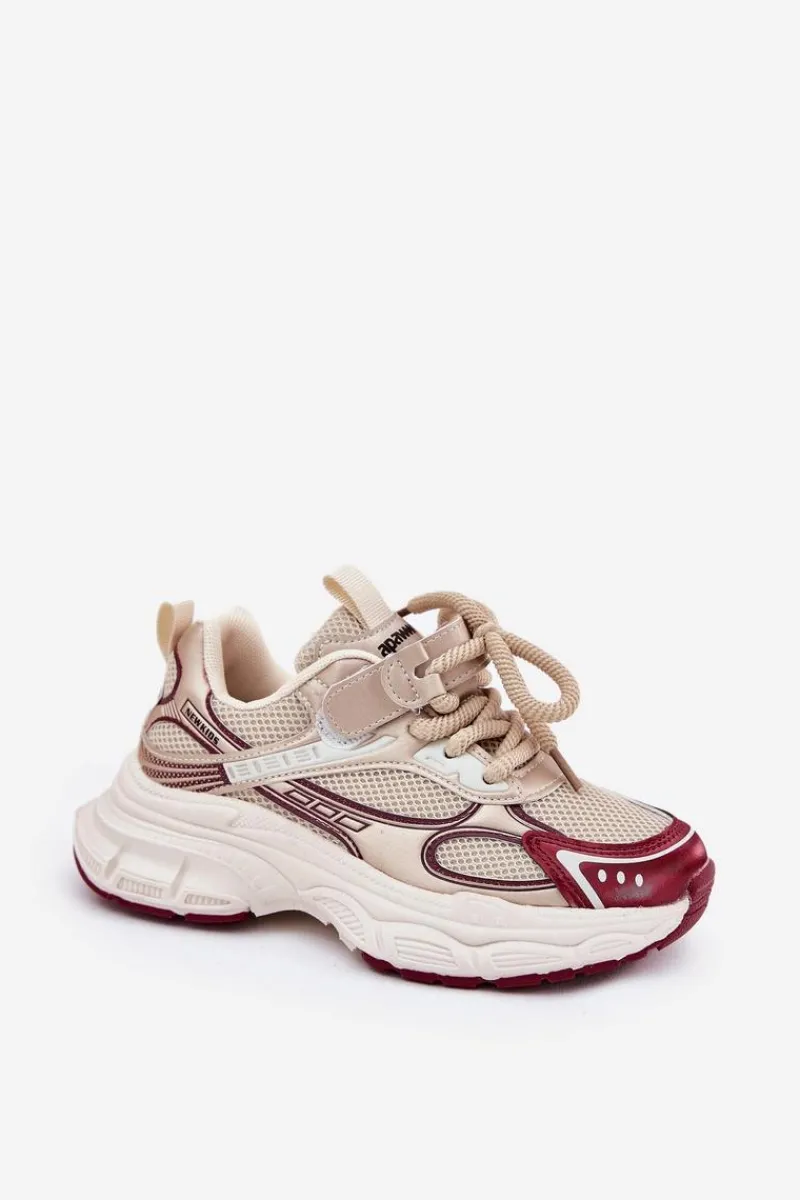 Chłopięce|Dziewczęce>Boto Sneakersy Dziecięce Na Grubej Podeszwie Złote Xairana Złoty