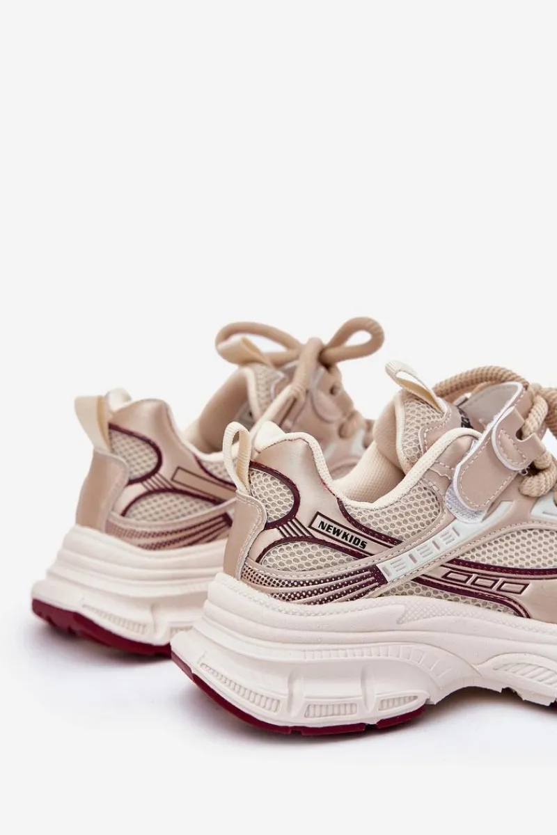 Chłopięce|Dziewczęce>Boto Sneakersy Dziecięce Na Grubej Podeszwie Złote Xairana Złoty