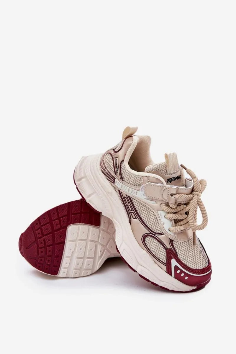 Chłopięce|Dziewczęce>Boto Sneakersy Dziecięce Na Grubej Podeszwie Złote Xairana Złoty