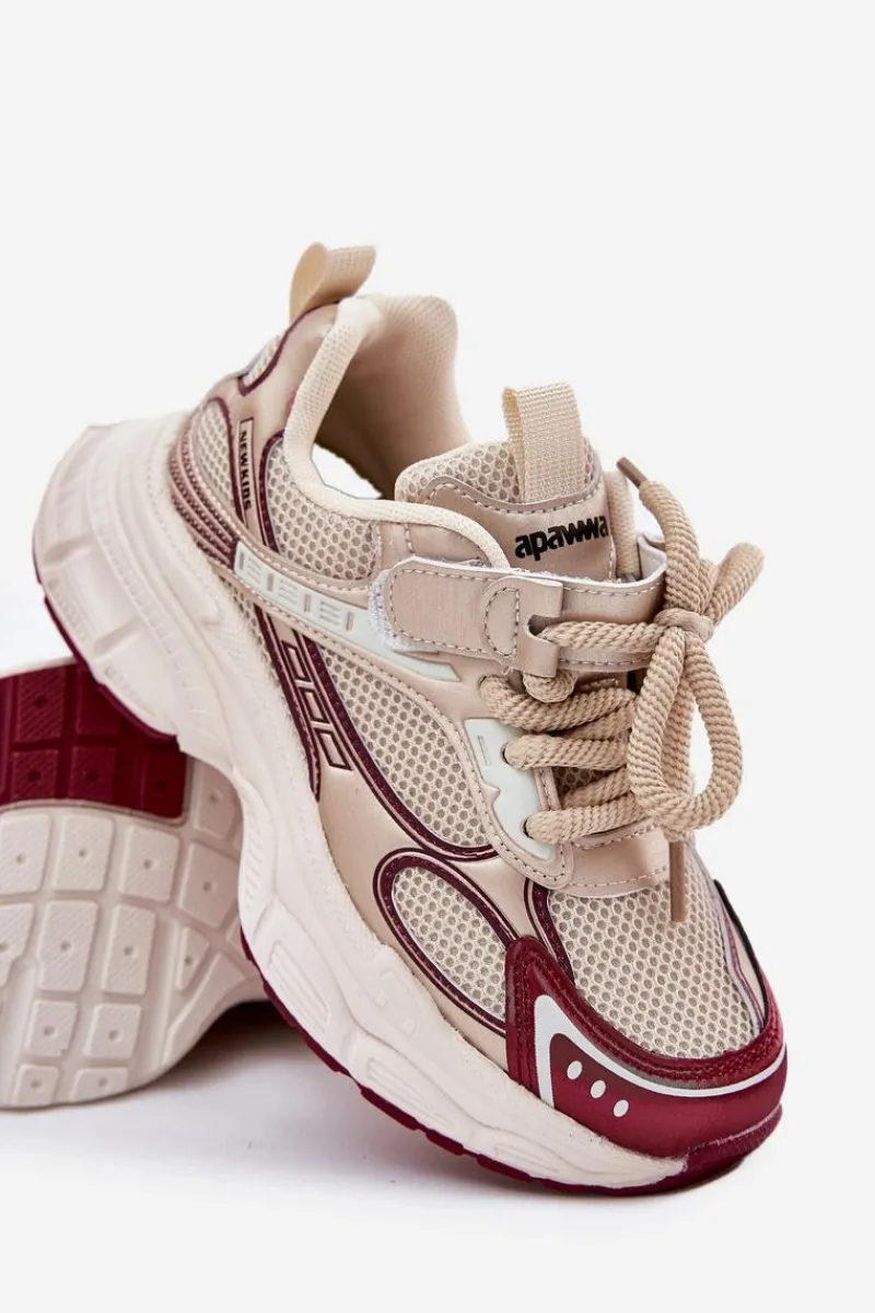 Chłopięce|Dziewczęce>Boto Sneakersy Dziecięce Na Grubej Podeszwie Złote Xairana Złoty