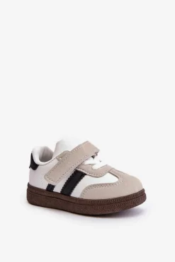 Chłopięce|Dziewczęce>Boto Sneakersy Dziecięce Na Rzep Białe Tromella