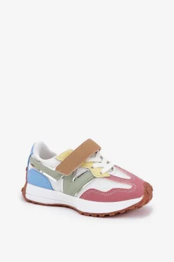 Chłopięce|Dziewczęce>Boto Sneakersy Dziecięce Na Rzep Multikolor Tezzu Wielokolorowy