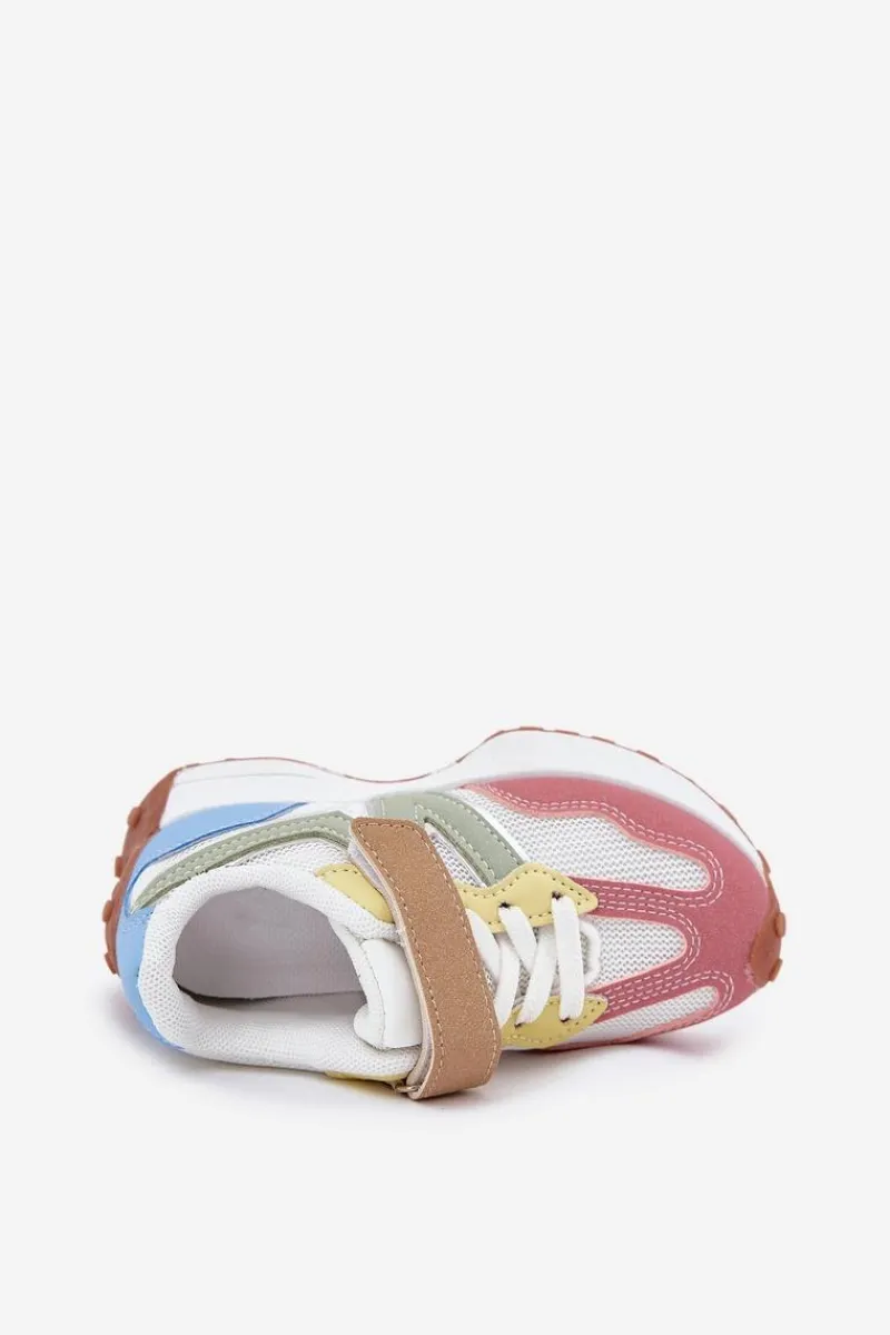 Chłopięce|Dziewczęce>Boto Sneakersy Dziecięce Na Rzep Multikolor Tezzu Wielokolorowy
