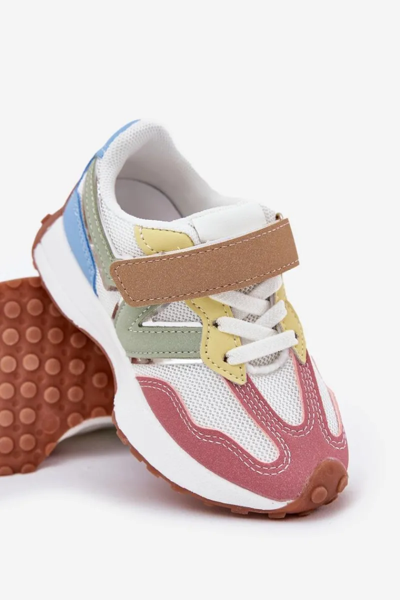 Chłopięce|Dziewczęce>Boto Sneakersy Dziecięce Na Rzep Multikolor Tezzu Wielokolorowy