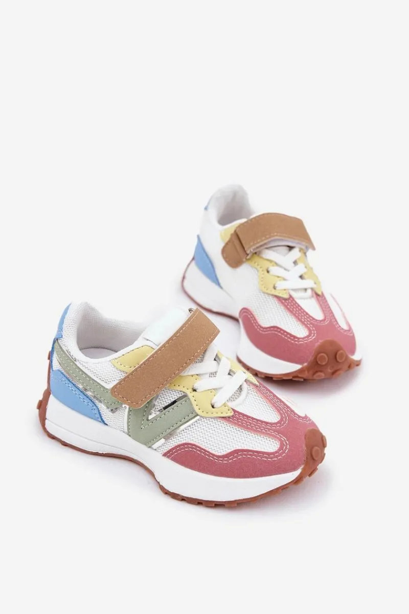 Chłopięce|Dziewczęce>Boto Sneakersy Dziecięce Na Rzep Multikolor Tezzu Wielokolorowy