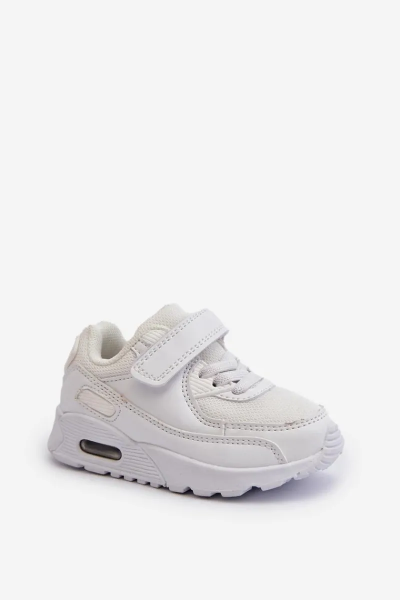 Hot Boto Sneakersy Dziecięce Na Rzep Białe Krissandra