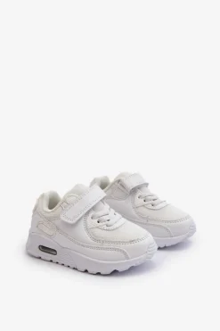 Hot Boto Sneakersy Dziecięce Na Rzep Białe Krissandra