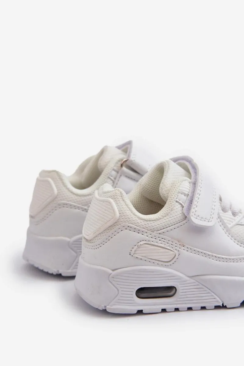 Hot Boto Sneakersy Dziecięce Na Rzep Białe Krissandra