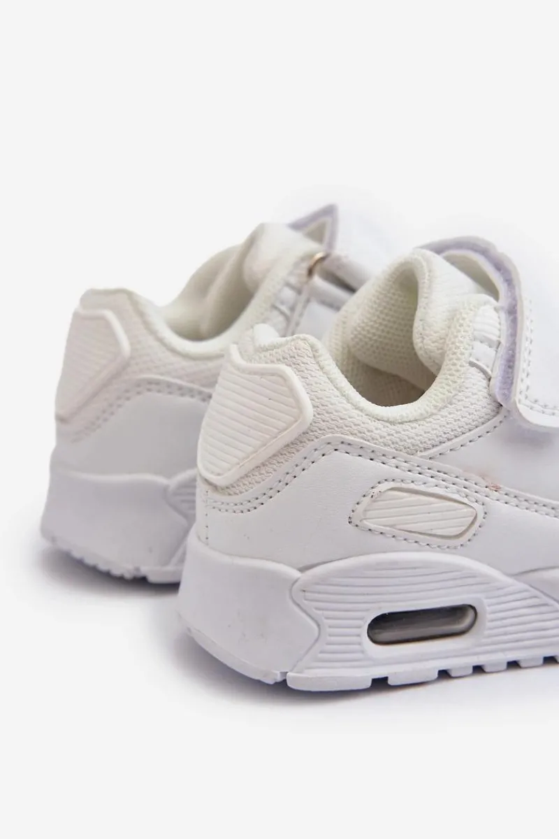 Hot Boto Sneakersy Dziecięce Na Rzep Białe Krissandra