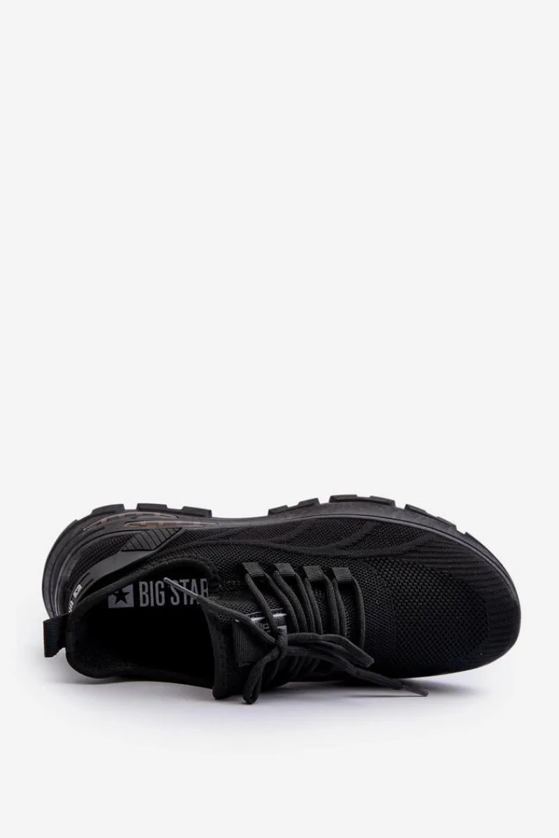 Sale Big Star Shoes Sneakersy Męskie HI-POLY SYSTEM Big Star NN174467 Czarne Czarny