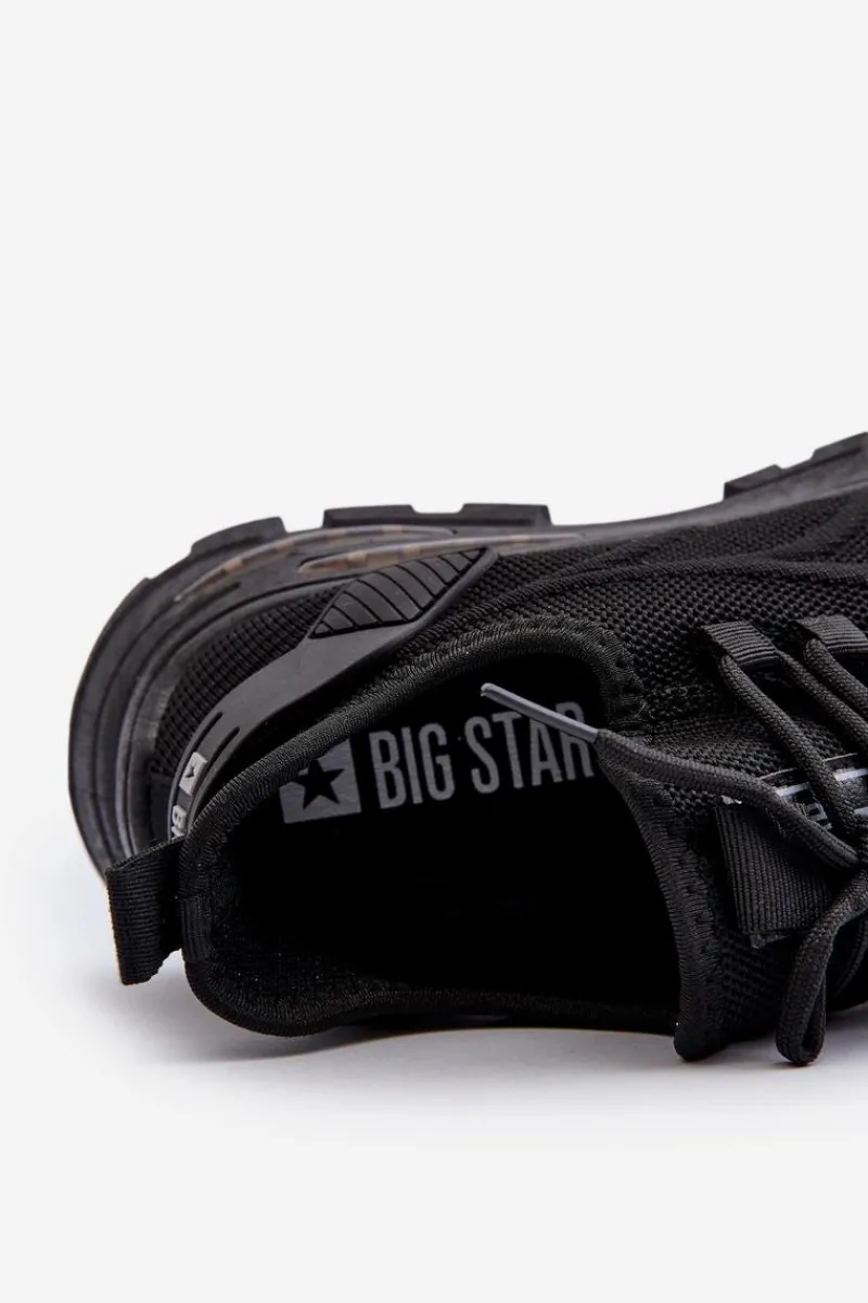 Sale Big Star Shoes Sneakersy Męskie HI-POLY SYSTEM Big Star NN174467 Czarne Czarny