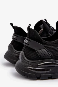 Sale Big Star Shoes Sneakersy Męskie HI-POLY SYSTEM Big Star NN174467 Czarne Czarny