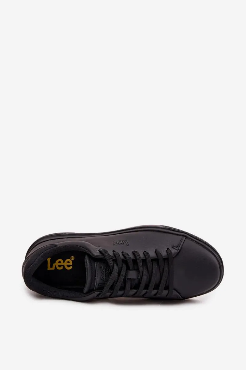 Obuwie Sportowe Męskie>Lee Sneakersy Męskie BRETT MEN LOW 50253047 Czarne