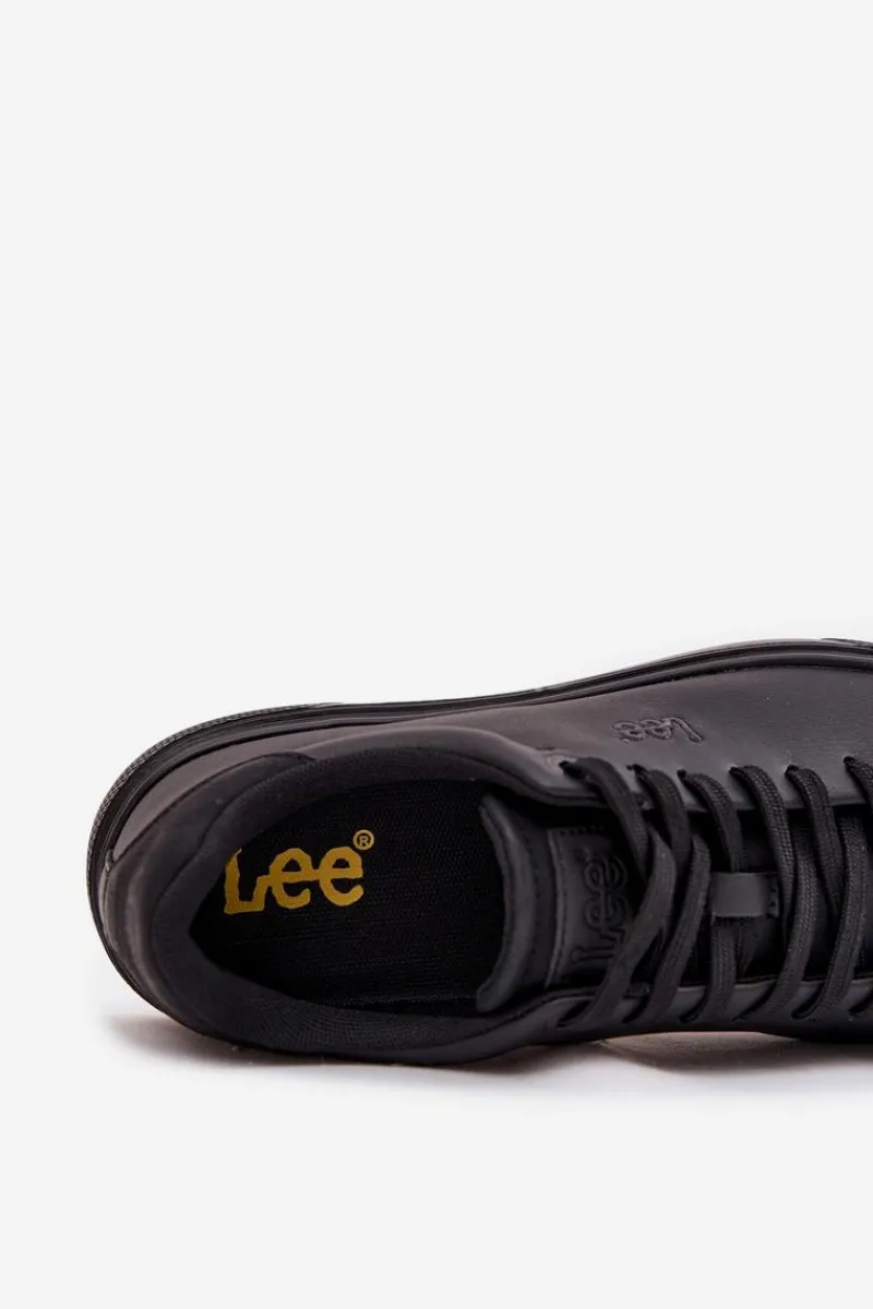 Obuwie Sportowe Męskie>Lee Sneakersy Męskie BRETT MEN LOW 50253047 Czarne