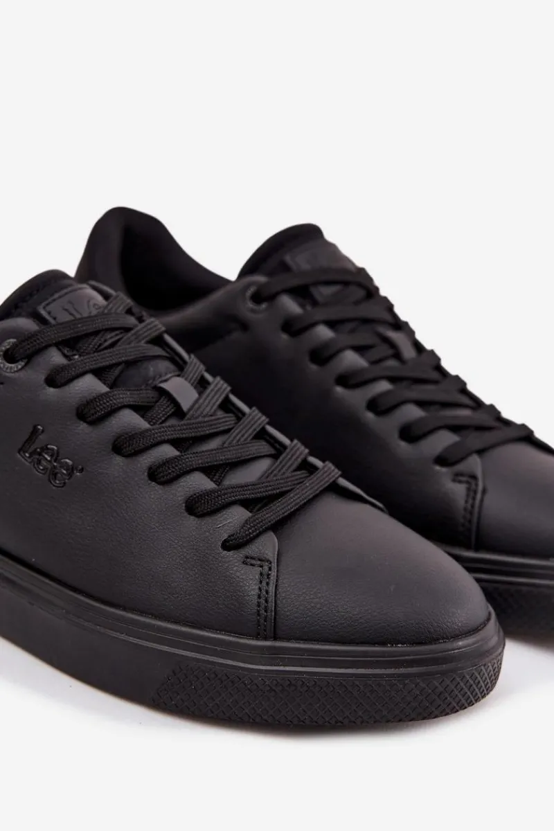 Obuwie Sportowe Męskie>Lee Sneakersy Męskie BRETT MEN LOW 50253047 Czarne