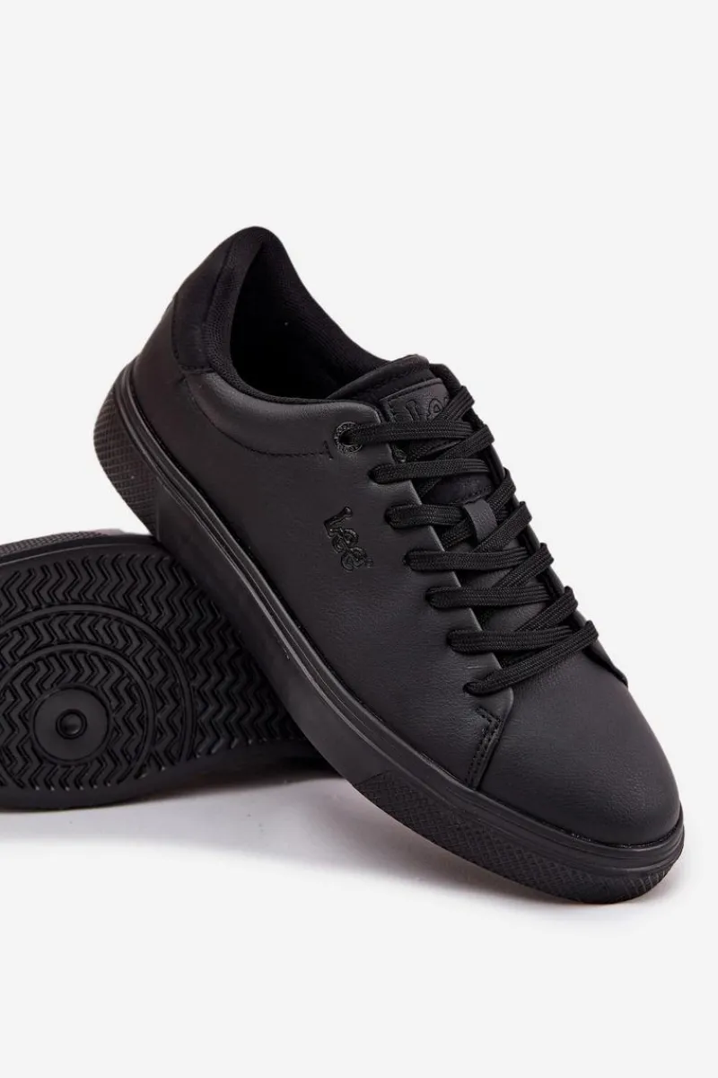 Obuwie Sportowe Męskie>Lee Sneakersy Męskie BRETT MEN LOW 50253047 Czarne