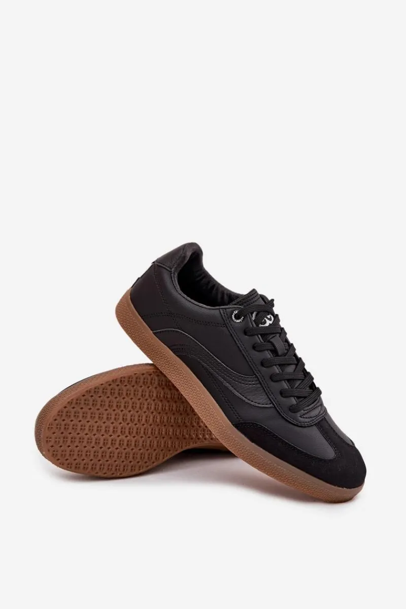 Obuwie Sportowe Męskie>Lee Sneakersy Męskie LIAN MEN LOW 50253045 Czarne