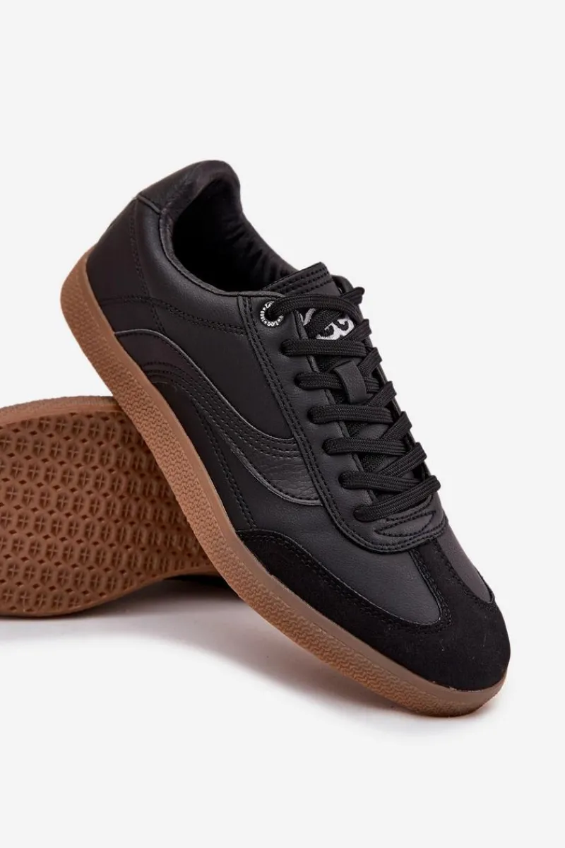 Obuwie Sportowe Męskie>Lee Sneakersy Męskie LIAN MEN LOW 50253045 Czarne