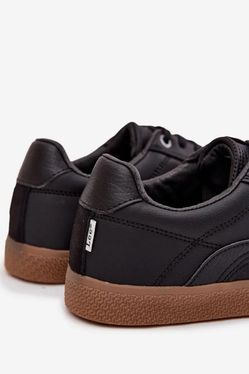 Obuwie Sportowe Męskie>Lee Sneakersy Męskie LIAN MEN LOW 50253045 Czarne