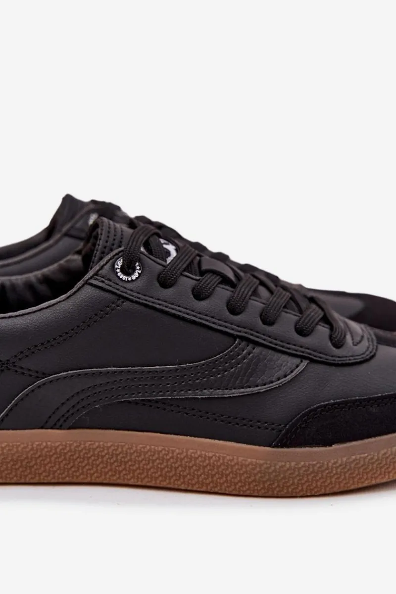 Obuwie Sportowe Męskie>Lee Sneakersy Męskie LIAN MEN LOW 50253045 Czarne