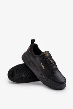 Online Big Star Shoes Sneakersy Męskie Memory Foam System Big Star NN174148 Czarne Czarny