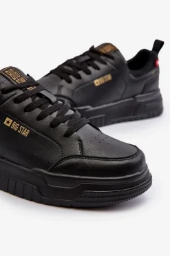 Online Big Star Shoes Sneakersy Męskie Memory Foam System Big Star NN174148 Czarne Czarny