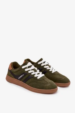 New O'Neill Sneakersy Męskie O`NEILL BAYVILLE MEN LOW 90253041 Ciemnozielone