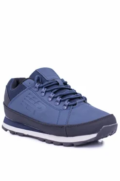 New Solidne Męskie Granatowe Buty Trekkingowe Newlans Męskie Obuwie Trekkingowe Męskie