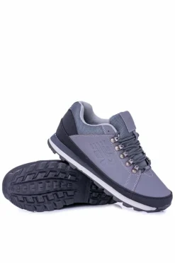 Obuwie Trekkingowe Męskie>Boto Solidne Męskie Szare Buty Trekkingowe Newlans