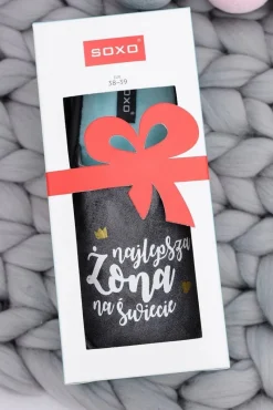 New SOXO Damskie Papcie Najlepsza Żona Na Świecie Damskie Kapcie Klasyczne