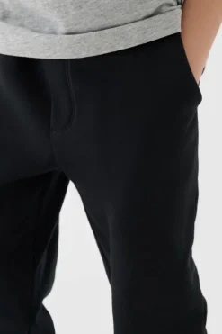 Outlet 4F Spodnie Chłopięce Dresowe Joggery JWAW24TTROM760-20S Czarne Czarny