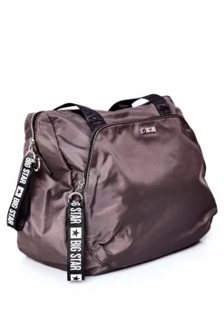 Discount Big Star Shoes Sportowa Torba Big Star II574002 Popielata