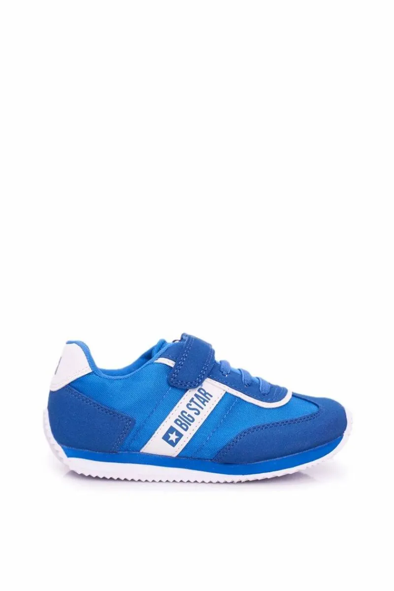 Dziewczęce>Big Star Shoes Sportowe Buty Dziecięce Big Star Na Rzepy Niebieskie FF374133