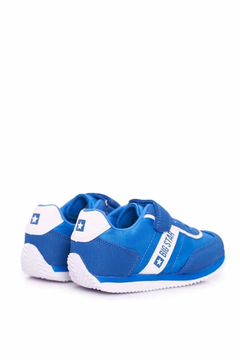 Dziewczęce>Big Star Shoes Sportowe Buty Dziecięce Big Star Na Rzepy Niebieskie FF374133