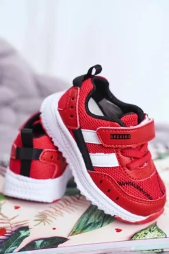 Hot Sportowe Buty Dziecięce Czerwone ABCKIDS B933104083 Dzieci Dziewczęce