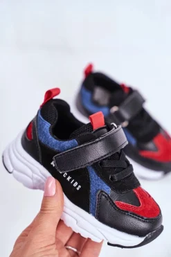 Dziewczęce|Back To School>Boto Sportowe Buty Dziecięce Czarno Granatowe ABCKIDS B932104063