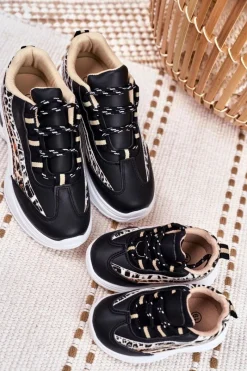 Boto Sportowe Buty Dziecięce Czarne Dante